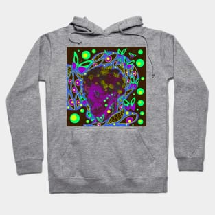 the dead and the butterfly in dark, ecopop mandala Hoodie